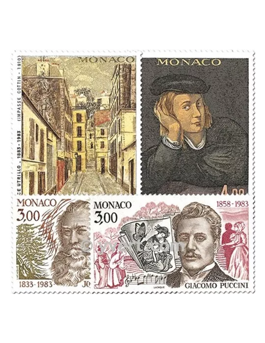 n° 1389/1392 - Timbre Monaco Poste