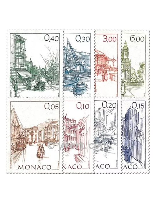 n° 1404/1411 - Timbre Monaco Poste