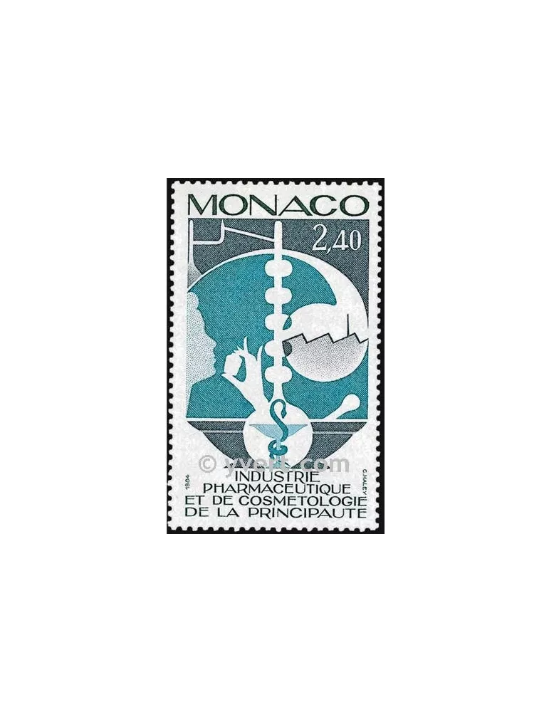 n° 1450 - Timbre Monaco Poste