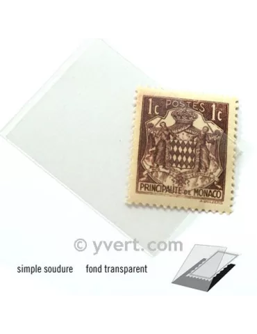 Pochettes simple soudure - Lxh:26x36mm (Fond transparent) 2