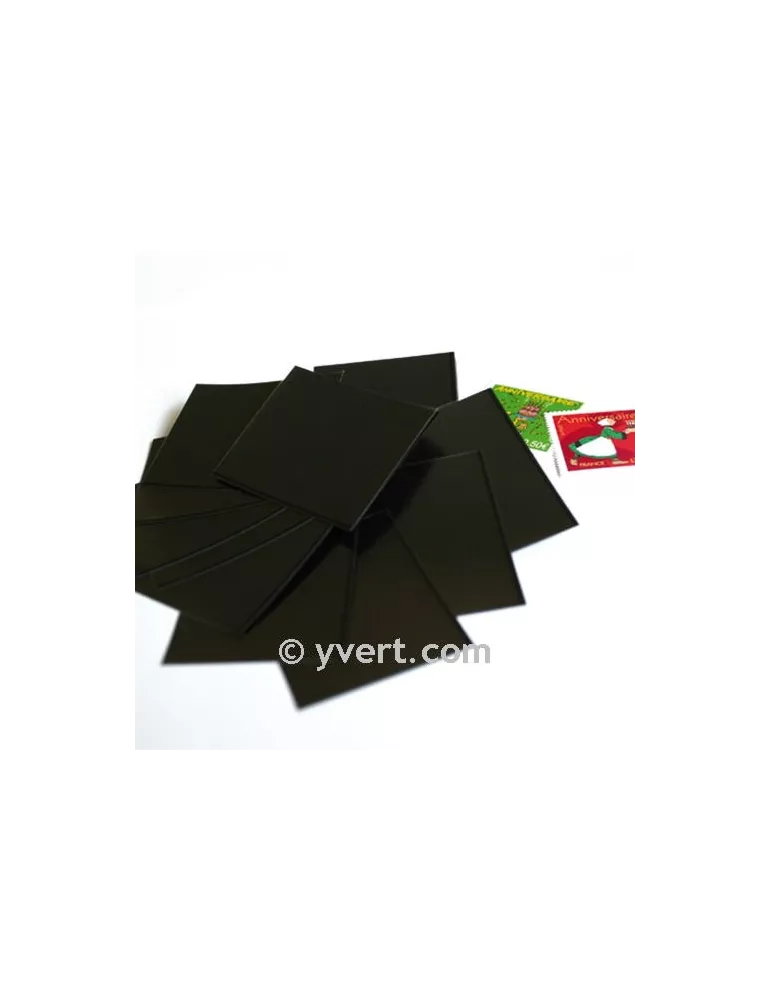 Pochettes simple soudure - Lxh:148x105mm (Fond noir) (D)