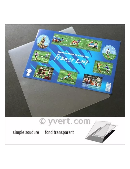 Pochettes simple soudure - Lxh:210x170mm (Fond transparent) (D)