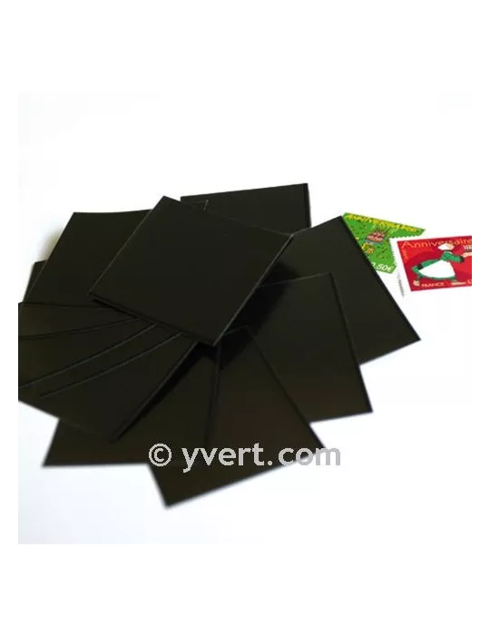 Pochettes simple soudure - Lxh:40x31mm (Fond noir)