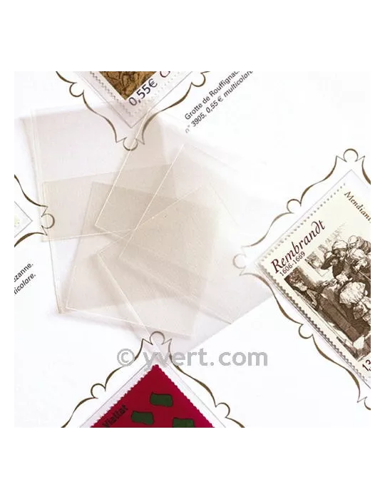 Pochettes simple soudure - Lxh:48x53mm (Fond transparent)