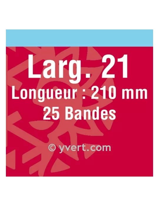 Bandes double soudure - 21mm (Fond noir)