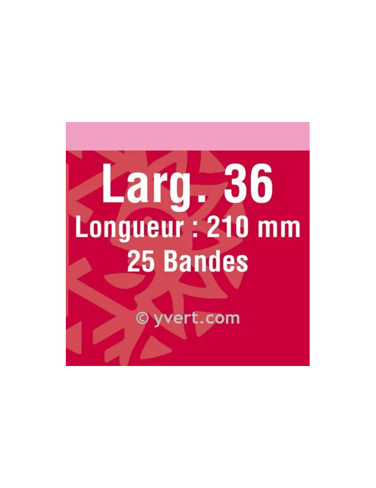 Bandes double soudure - 36mm (Fond noir)