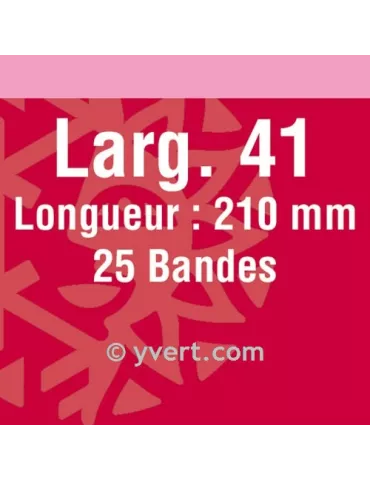 Bandes double soudure - 41mm (Fond noir)