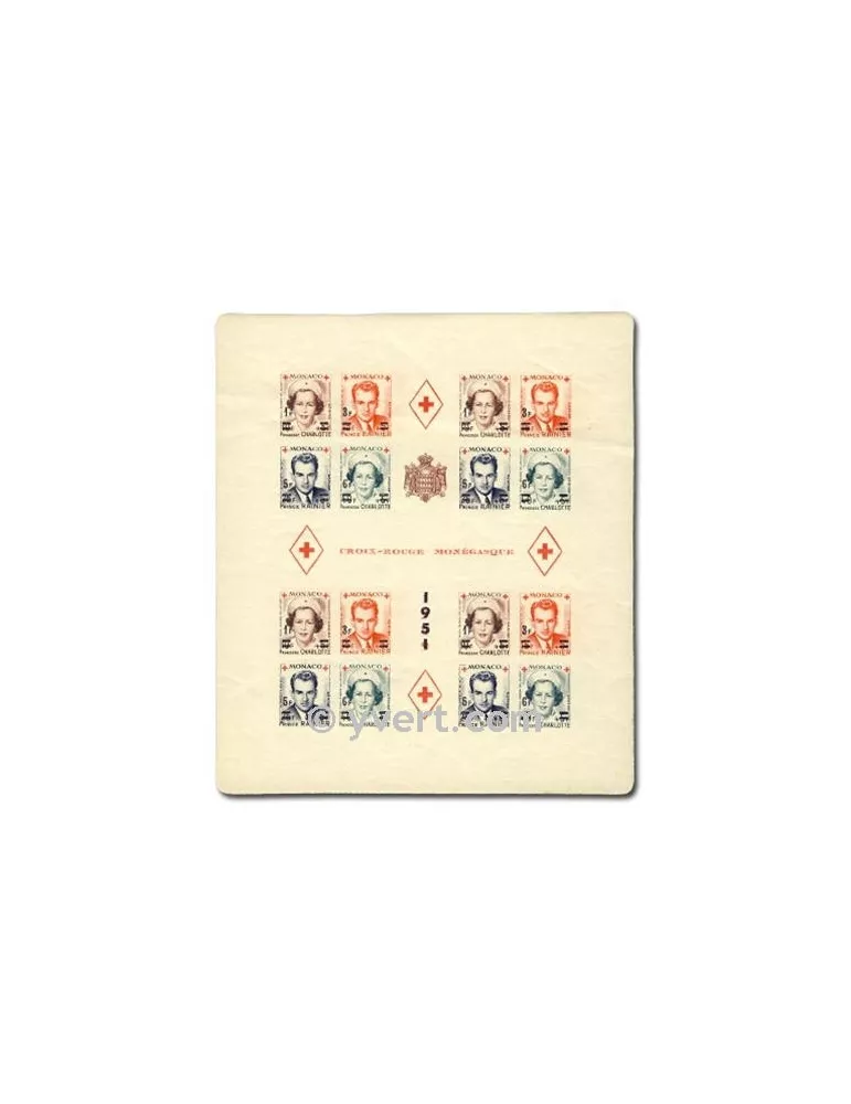 n° 4B - Timbre Monaco Bloc et feuillets