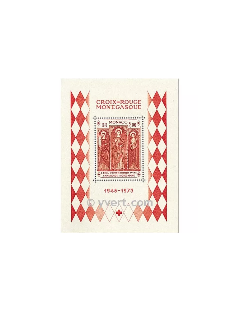 n° 7 - Timbre Monaco Bloc et feuillets