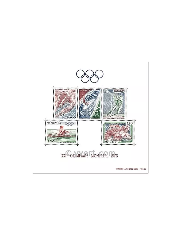 n° 11 - Timbre Monaco Bloc et feuillets
