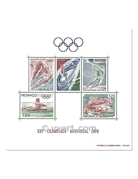 n° 11 - Timbre Monaco Bloc et feuillets