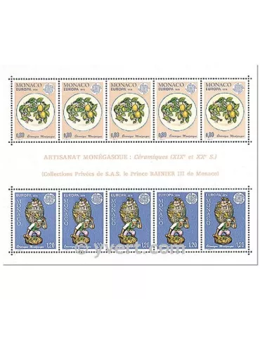 n° 12 - Timbre Monaco Bloc et feuillets