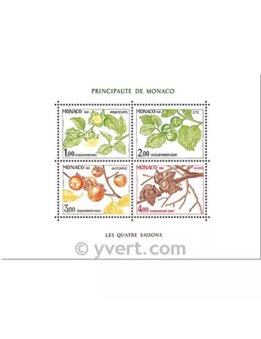 n° 20 - Timbre Monaco Bloc et feuillets
