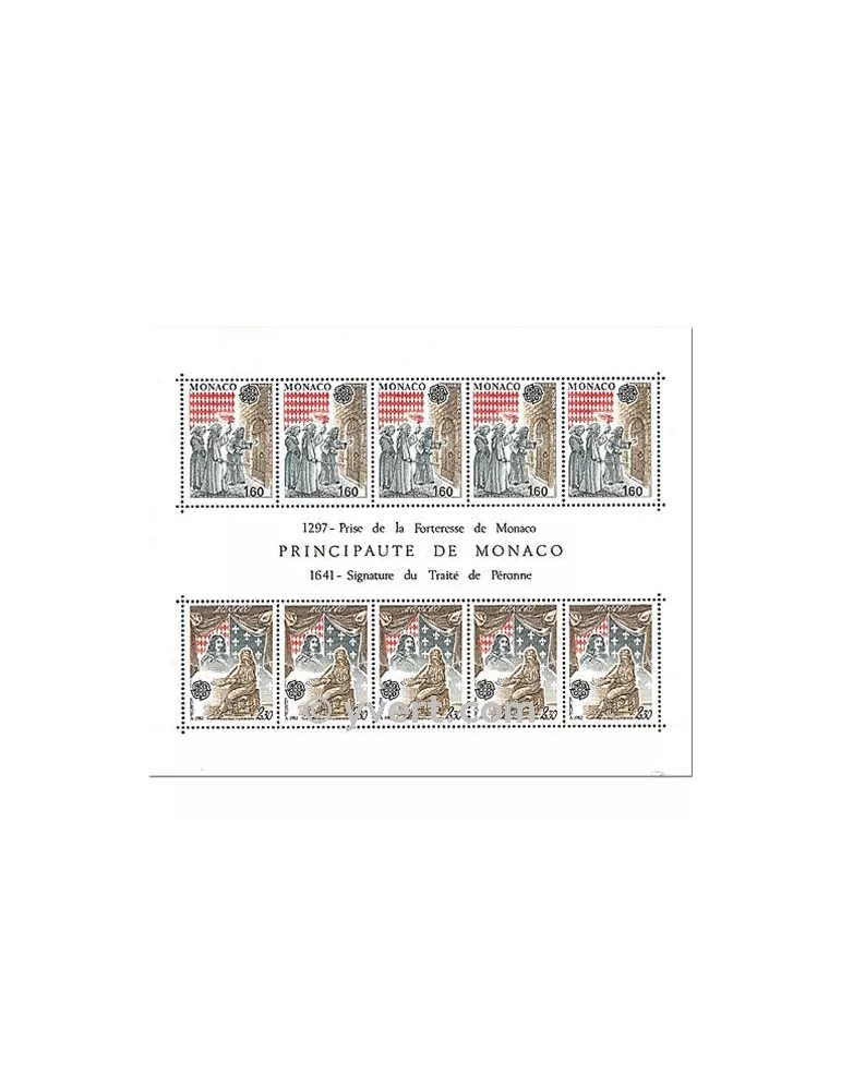 n° 22 - Timbre Monaco Bloc et feuillets