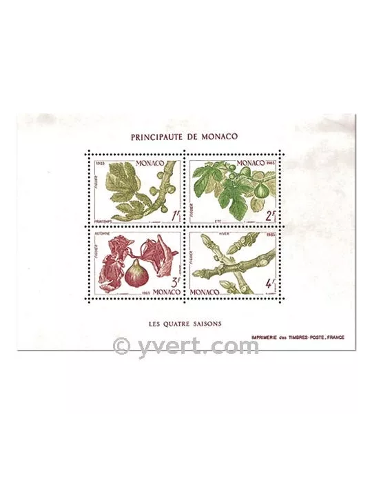 n° 26 - Timbre Monaco Bloc et feuillets