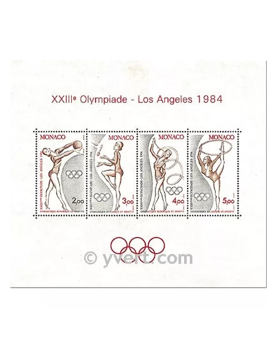 n° 27 - Timbre Monaco Bloc et feuillets