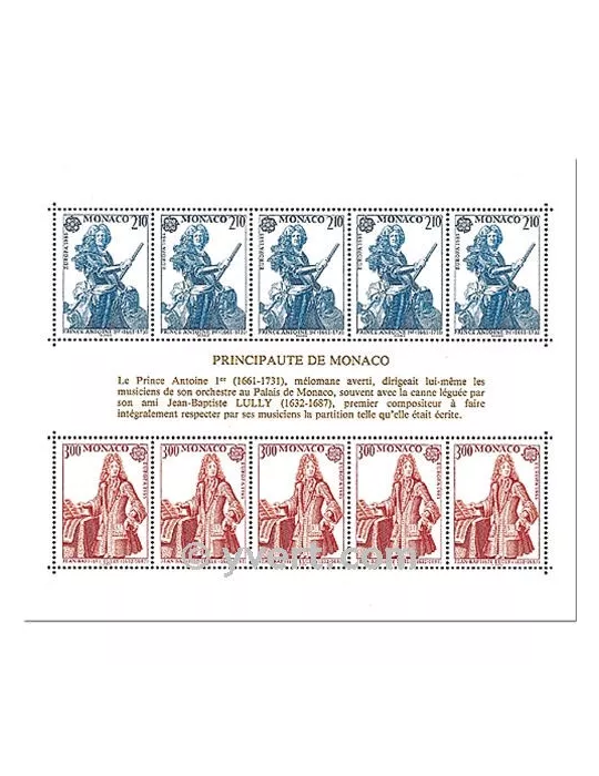 n° 30 - Timbre Monaco Bloc et feuillets
