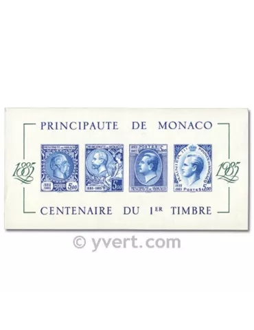 n° 33a - Timbre Monaco Bloc et feuillets