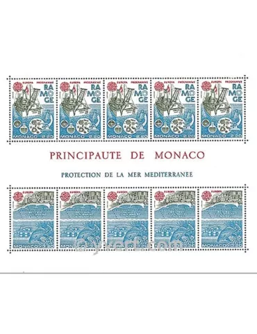 n° 34 - Timbre Monaco Bloc et feuillets
