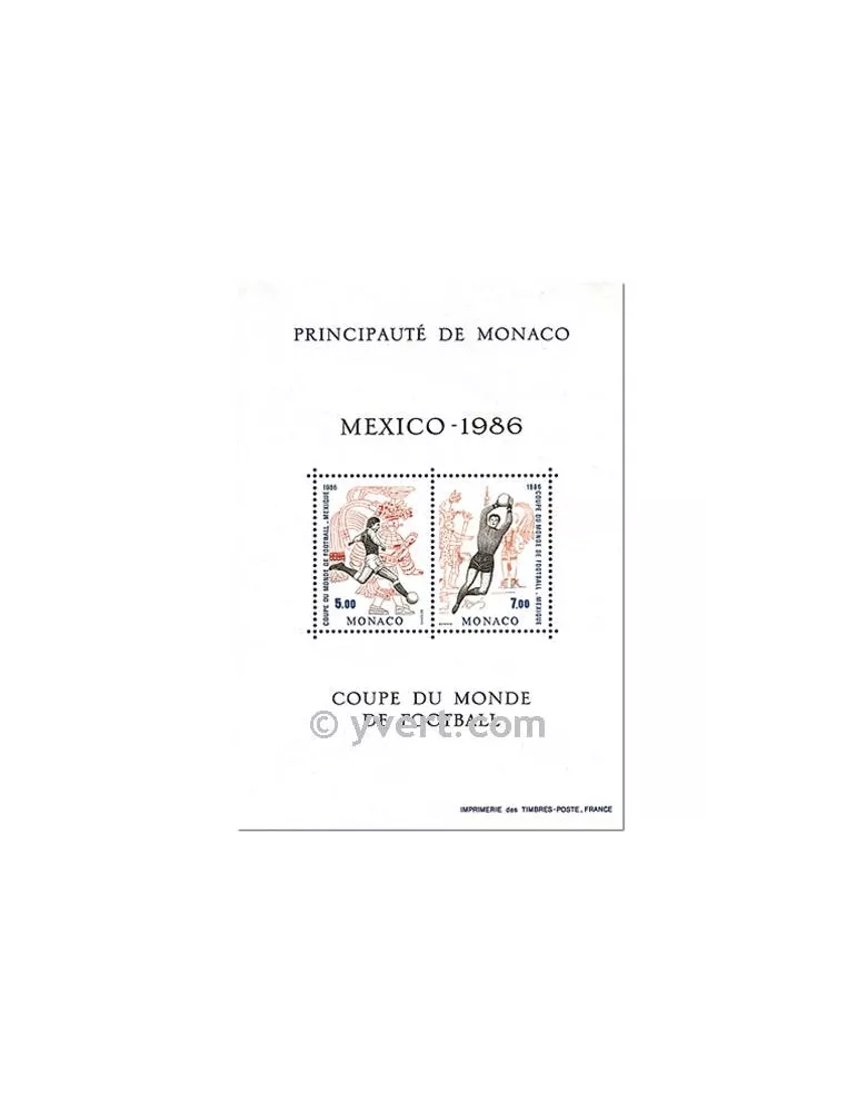 n° 35 - Timbre Monaco Bloc et feuillets