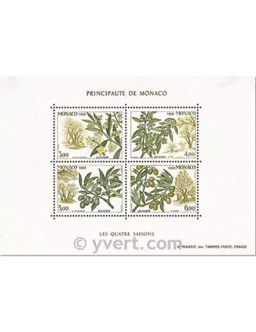 n° 43 - Timbre Monaco Bloc et feuillets