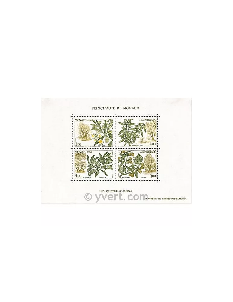 n° 43 - Timbre Monaco Bloc et feuillets