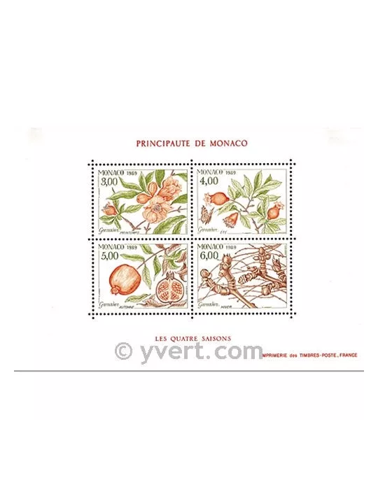 n° 44 - Timbre Monaco Bloc et feuillets