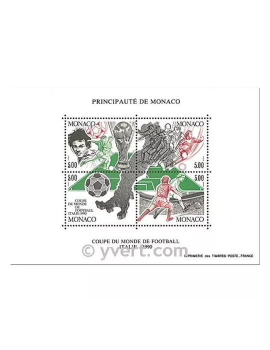 n° 50 - Timbre Monaco Bloc et feuillets