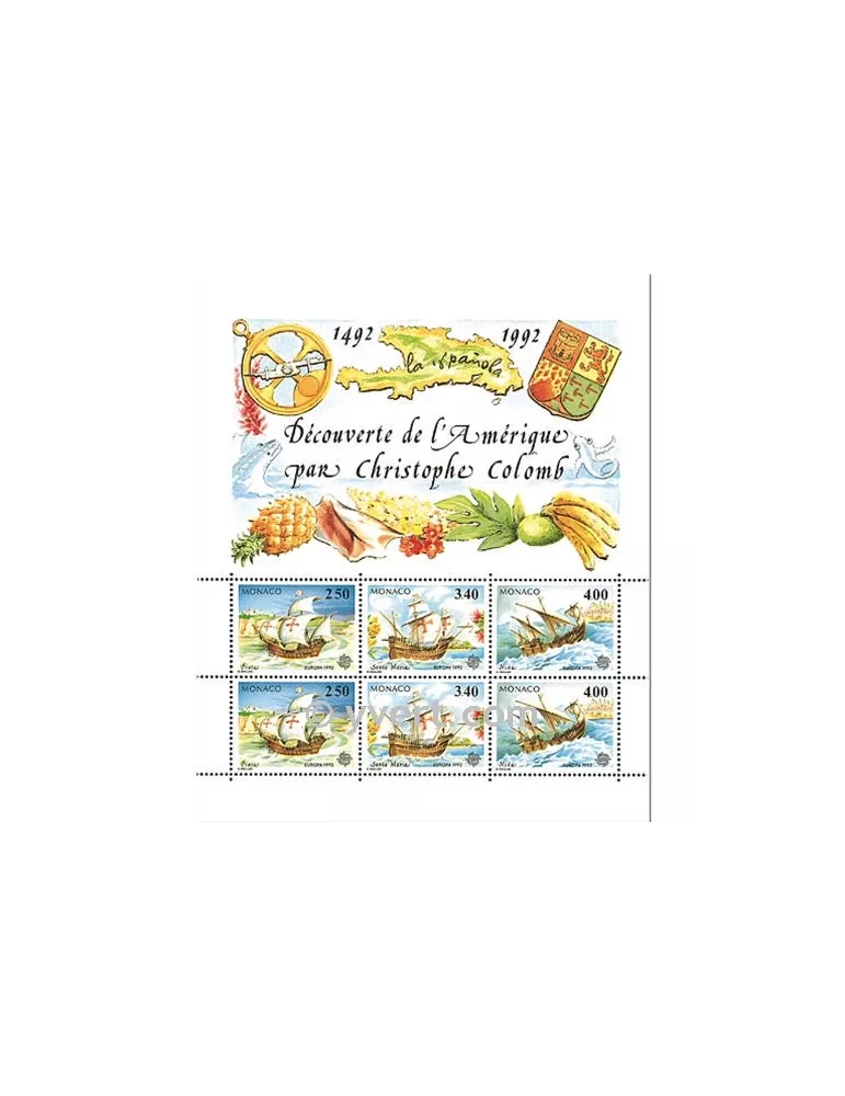 n° 57 - Timbre Monaco Bloc et feuillets