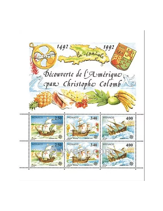 n° 57 - Timbre Monaco Bloc et feuillets