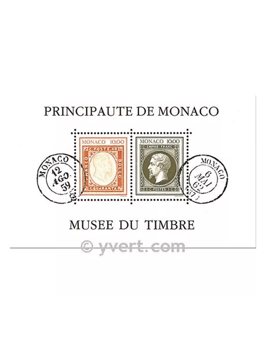 n° 58 - Timbre Monaco Bloc et feuillets
