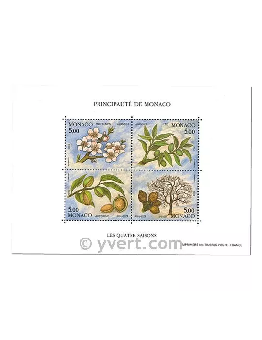 n° 60 - Timbre Monaco Bloc et feuillets