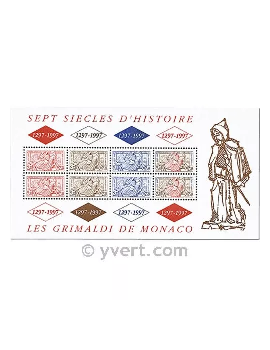 n° 75 - Timbre Monaco Bloc et feuillets