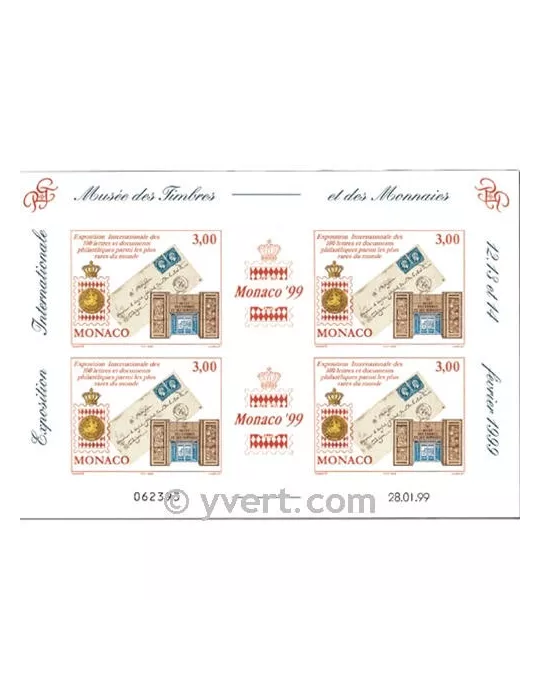 n° 81 - Timbre Monaco Bloc et feuillets