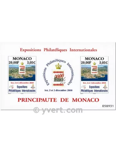 n° 85 - Timbre Monaco Bloc et feuillets