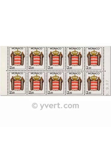 n° 1 - Timbre Monaco Carnets