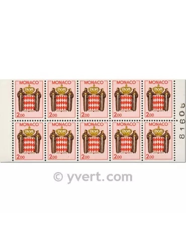 n° 2 - Timbre Monaco Carnets