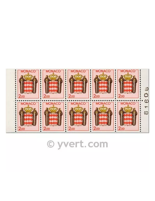 n° 2 - Timbre Monaco Carnets