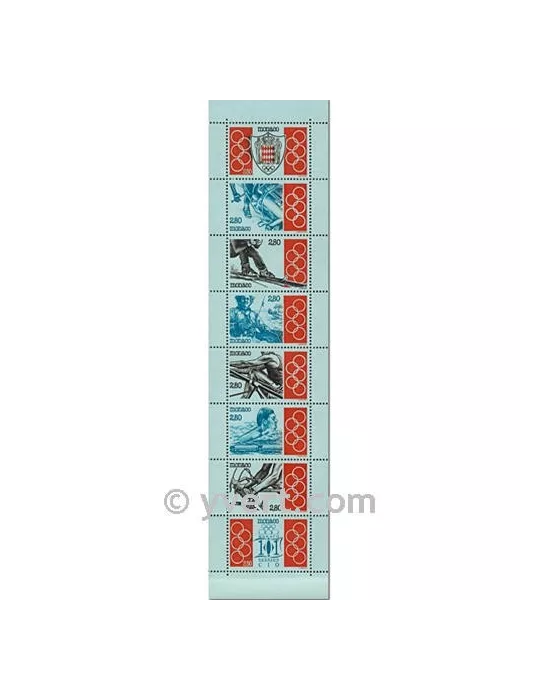 n° 10 - Timbre Monaco Carnets