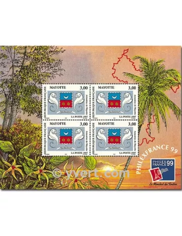 n° 1 - Timbre Mayotte Blocs et feuillets