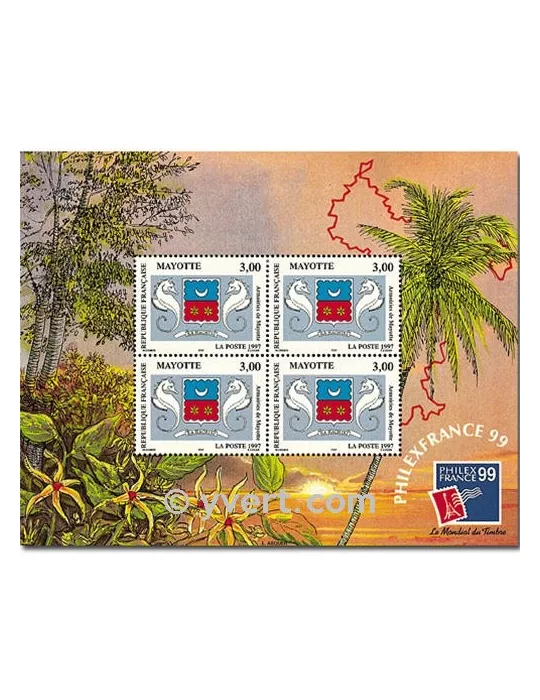 n° 1 - Timbre Mayotte Blocs et feuillets
