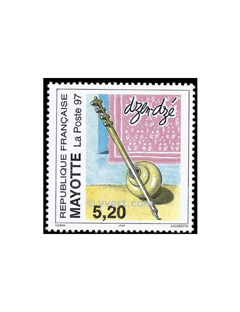 n° 44 - Timbre Mayotte Poste