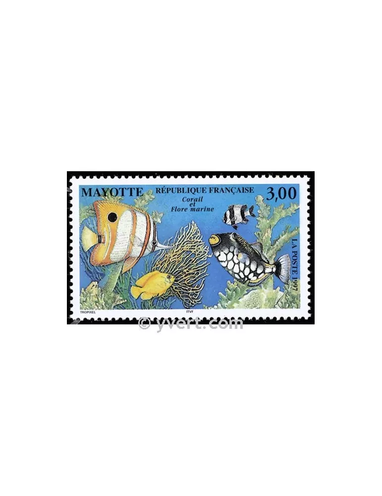 n° 51 - Timbre Mayotte Poste