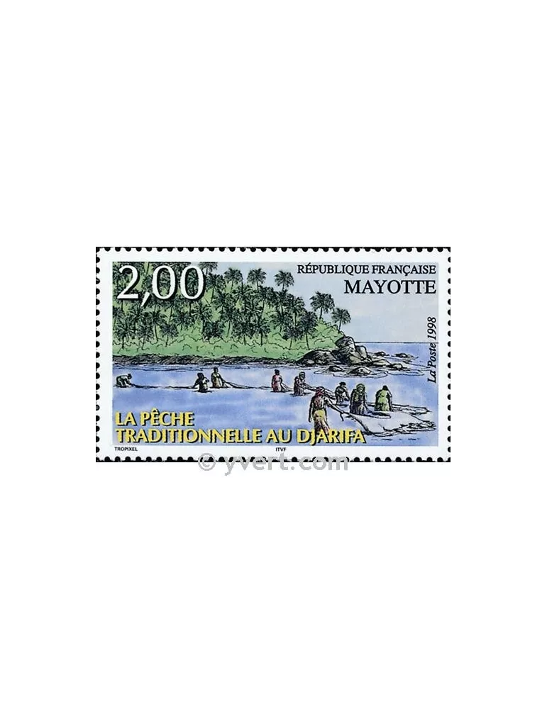 n° 59 - Timbre Mayotte Poste