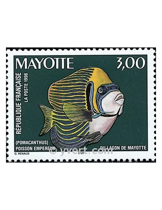 n° 60 - Timbre Mayotte Poste