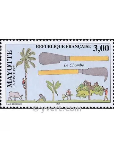 n° 61 - Timbre Mayotte Poste