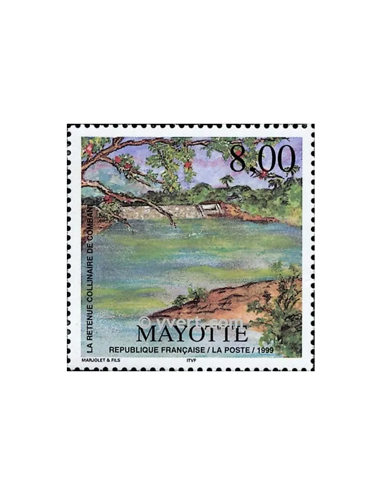n° 70 - Timbre Mayotte Poste