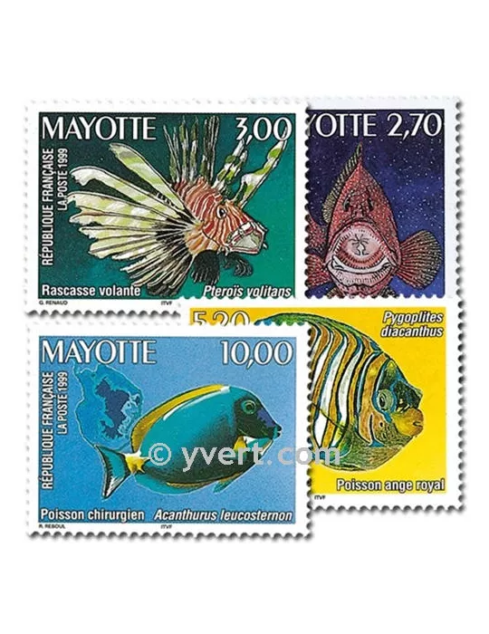 n° 71/74 - Timbre Mayotte Poste
