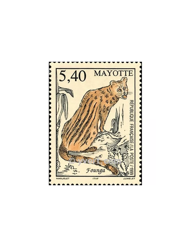 n° 76 - Timbre Mayotte Poste