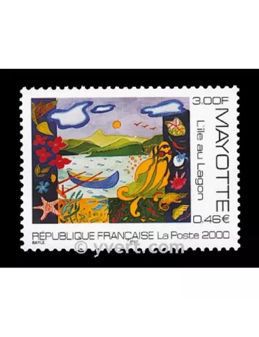 n° 84 - Timbre Mayotte Poste